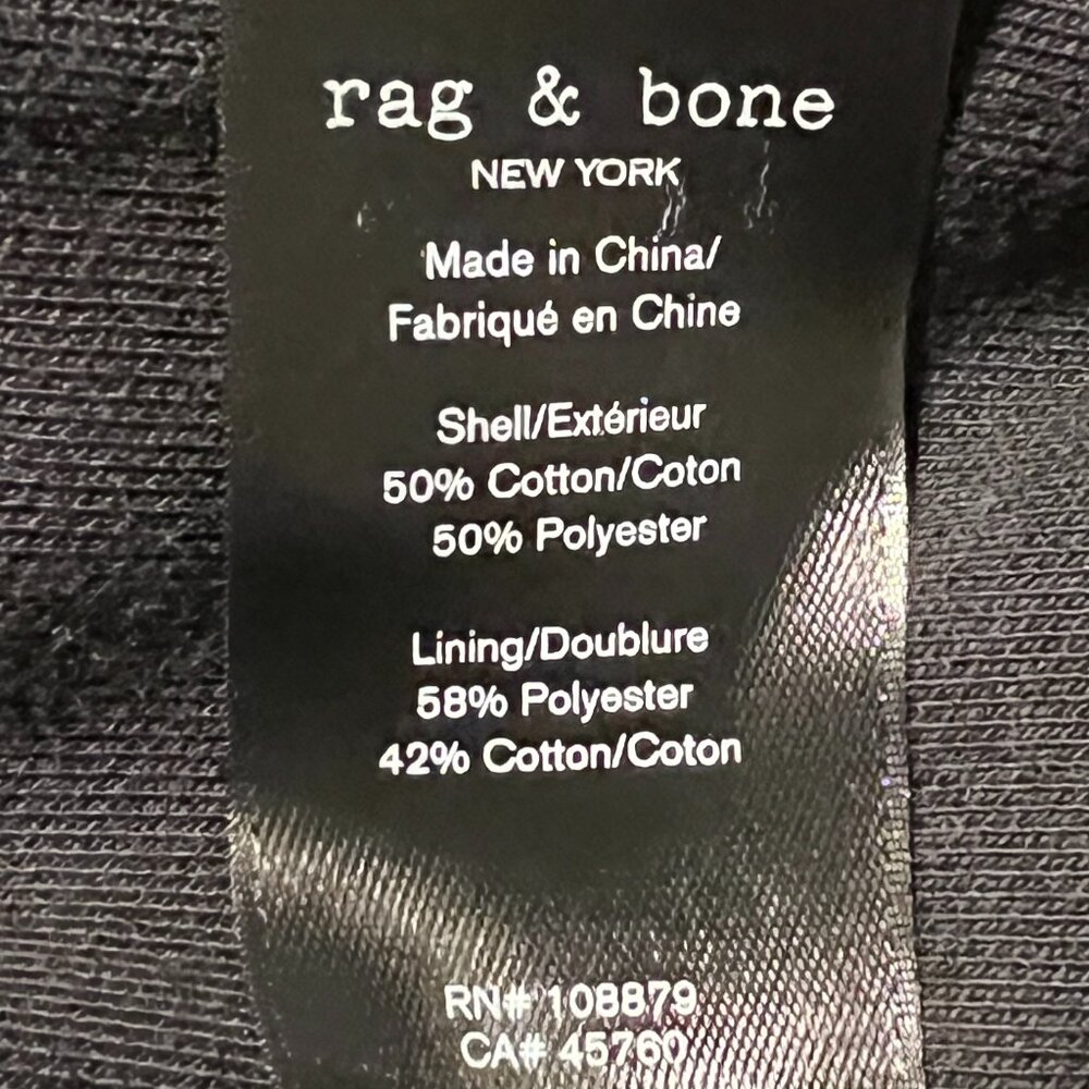 RAG & BONE SID COTTON PIQUE JACKET BLAZER SIZE 8 - Picture 8 of 13